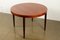 Vintage Danish Round Extendable Rosewood Dining Table, 1960s, Image 4