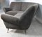 Vintage Italian Velvet Corner Sofa, 1950s, Image 6