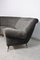 Vintage Italian Velvet Corner Sofa, 1950s, Image 8