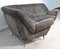 Vintage Italian Velvet Corner Sofa, 1950s, Image 5