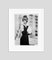 Audrey Hepburn Lunch on Fifth Avenue Silver Gelatin Resin Print Framed in White by Keystone Features, Image 1