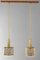 Double Light Pendant Lamp from Limburg, 1960s 2