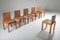 Dining Chairs in Oak and Cane, 1970s, Set of 6, Image 3