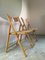 Mid-Century Plywood Seagrass Folding Chairs, 1960s, Set of 2, Image 6