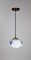 Vintage Opaline Glass Pendant Light, Image 1