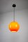 Mid-Century Orange Glass Pendant Lamp, Image 6