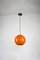 Mid-Century Orange Glass Pendant Lamp, Image 16