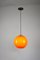 Mid-Century Orange Glass Pendant Lamp, Image 7