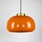 Mid-Century Orange Glass Pendant Lamp 4