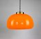 Mid-Century Orange Glass Pendant Lamp 7