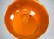 Mid-Century Orange Glass Pendant Lamp, Image 7