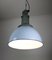 Vintage Light Blue Enamel Industrial Pendant Light from ELKO, 1960s, Image 7