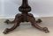 19th Century English Carved Mahogany Tilt-Top Dining Table, Image 7