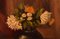 Danish Still Life with Flowers and Fruits Oil on Canvas 3