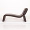 Dark Brown Leather Onda Lounge Chair from Cor 11