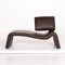 Dark Brown Leather Onda Lounge Chair from Cor 2