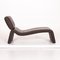 Dark Brown Leather Onda Lounge Chair from Cor 9