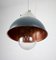 Vintage Anthracite Industrial Pendant Lamp from TEP 9