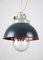 Vintage Anthracite Industrial Pendant Lamp from TEP 4