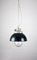 Vintage Anthracite Industrial Pendant Lamp from TEP 2
