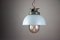 Vintage Light Blue Industrial Pendant Lamp from TEP 12