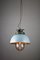 Lampada a sospensione vintage industriale blu-blu di TEP, Immagine 6