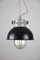 Vintage Dark Blueberry Small Industrial Pendant Lamp from TEP 3