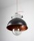 Vintage Dark Blueberry Small Industrial Pendant Lamp from TEP, Image 4