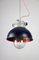 Vintage Dark Purple Small Industrial Pendant Lamp from TEP, Image 2