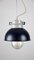 Vintage Dark Purple Small Industrial Pendant Lamp from TEP 3