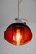 Lámpara colgante industrial vintage en morado oscuro de TEP, Imagen 8