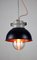 Vintage Dark Purple Small Industrial Pendant Lamp from TEP, Image 7