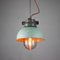 Vintage Mint Small Industrial Pendant Lamp from TEP 7