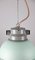 Lámpara colgante industrial vintage pequeña en menta de TEP, Imagen 11