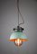 Vintage Mint Small Industrial Pendant Lamp from TEP 12