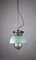 Vintage Mint Small Industrial Pendant Lamp from TEP 2