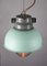 Vintage Mint Small Industrial Pendant Lamp from TEP 8