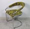 Italian Tricia Guild Series Fabric Chairs with Steel Frame, 1970s, Set of 2 3