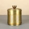 Bauhaus Hand-Turned Brass Box with Copper Handle, 1930s, Image 1