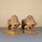 Mid-Century Handmade Bull Bookends, Set of 2 2