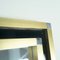 Vintage Metal & Brass Rectangular Mirror, 1970s 4