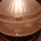 Mid-Century Glass & Brass Ceiling Lamp 6