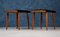 Dänische Mid-Century Teak Hocker, 1960er, 2er Set 3