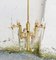 Mid-Century Modern Italian Brass & Crystal Glass Chandelier by Gaetano Sciolari for Sciolari, 1966, Image 6