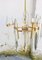 Italienischer Mid-Century Modern Kronleuchter aus Messing & Kristallglas von Gaetano Sciolari für Sciolari, 1966 9