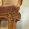 Vintage Carved Armchair, 1950s 5