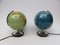 Globes from Columbus, 1950s, Set of 2 2