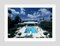 Pool in Palm Beach Oversize C Print Framed in White by Slim Aarons 1