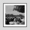French Polo Crowd Silver Fibre Gelatin Print Framed in Black by Slim Aarons 1
