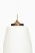 Danish Ceiling Lamp by Bent Karlby for Lyfa, 1950s, Image 2